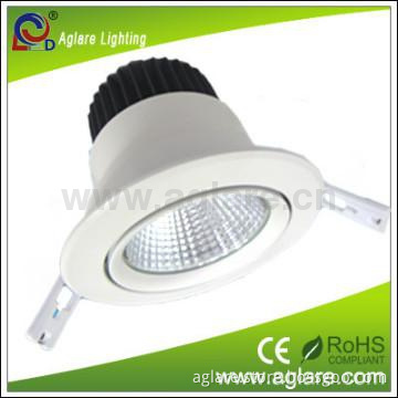 Newly 9W COB LED Downlight with aluminum alloy+PC